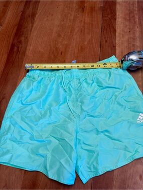 adidas Light Teal Athletic Shorts